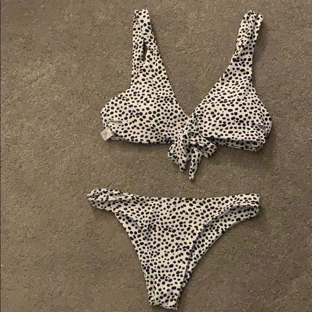 Polka dot bikini